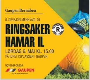 Årets første hjemmekamp for A- laget